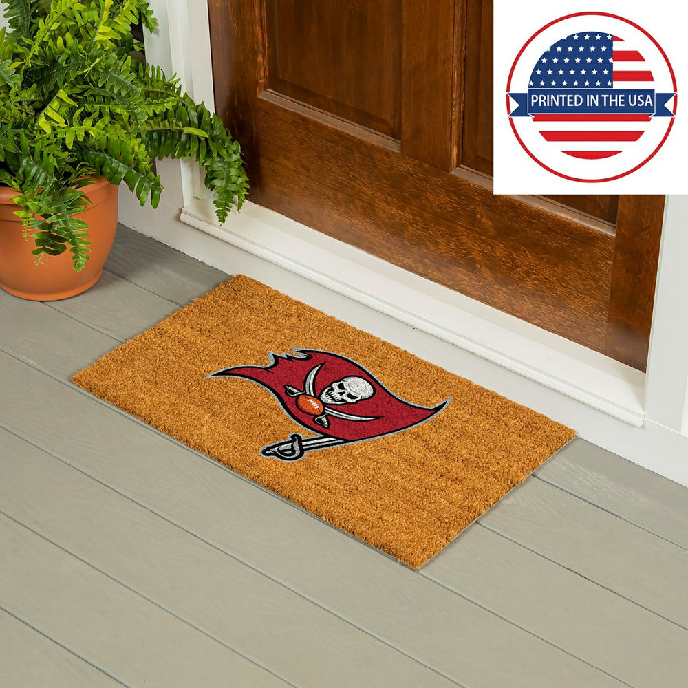 Coir Mat, 16"x28", Tampa Bay Buccaneers, NFL