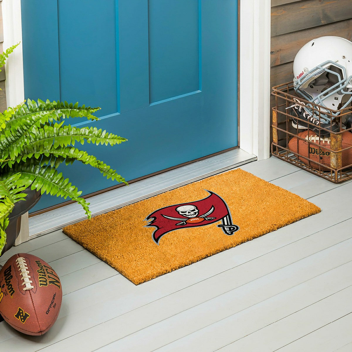 Coir Mat, 16"x28", Tampa Bay Buccaneers, NFL