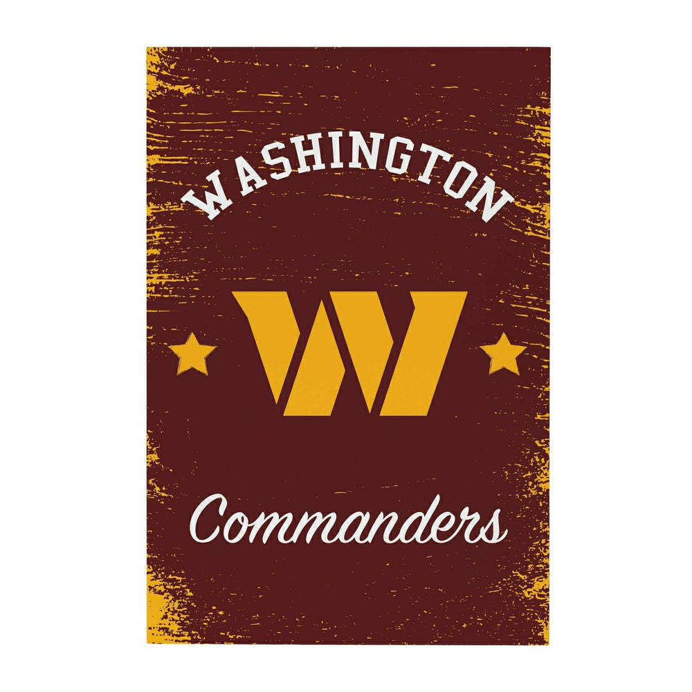 Washington Commanders Wood Wall Sign, 16x24, NFL, Home