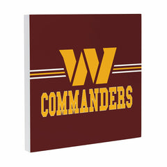 Washington Commanders Wood Wall Sign, 12x12, NFL, Home