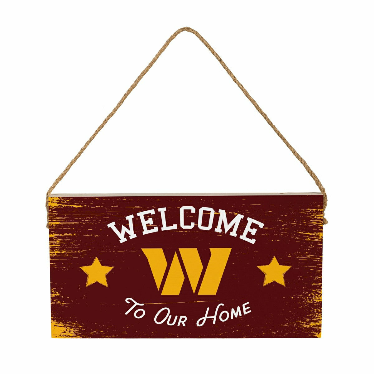 Washington Commanders Wood Wall Sign, 6x11, NFL, Home