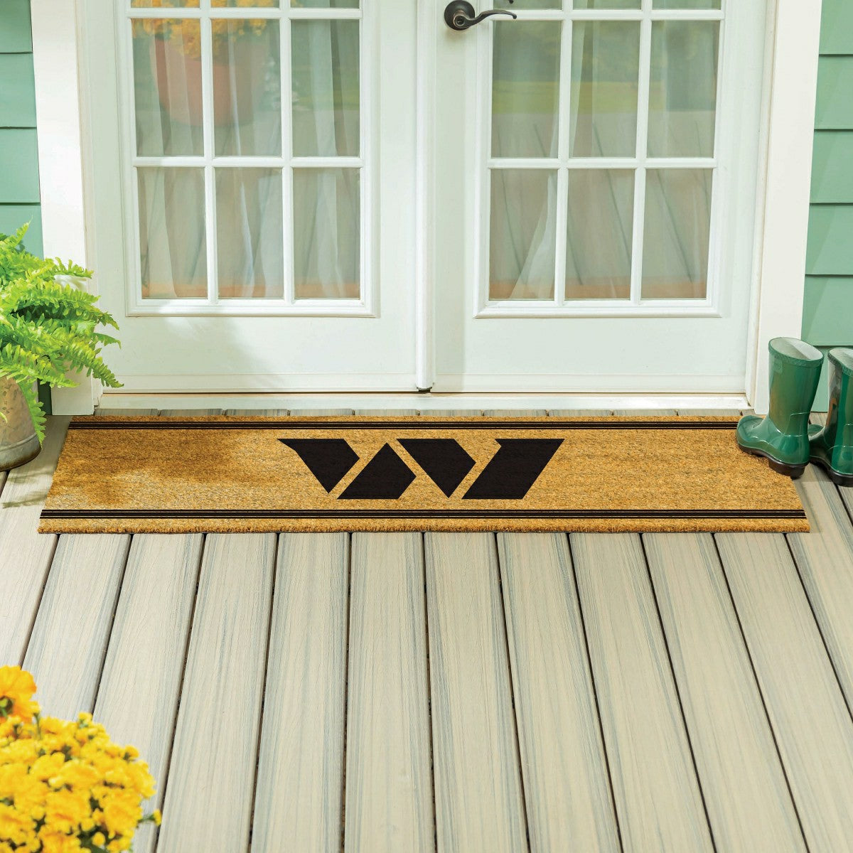 Washington Commanders Extra Large One Color Coir Mat, 60"x24", NFL