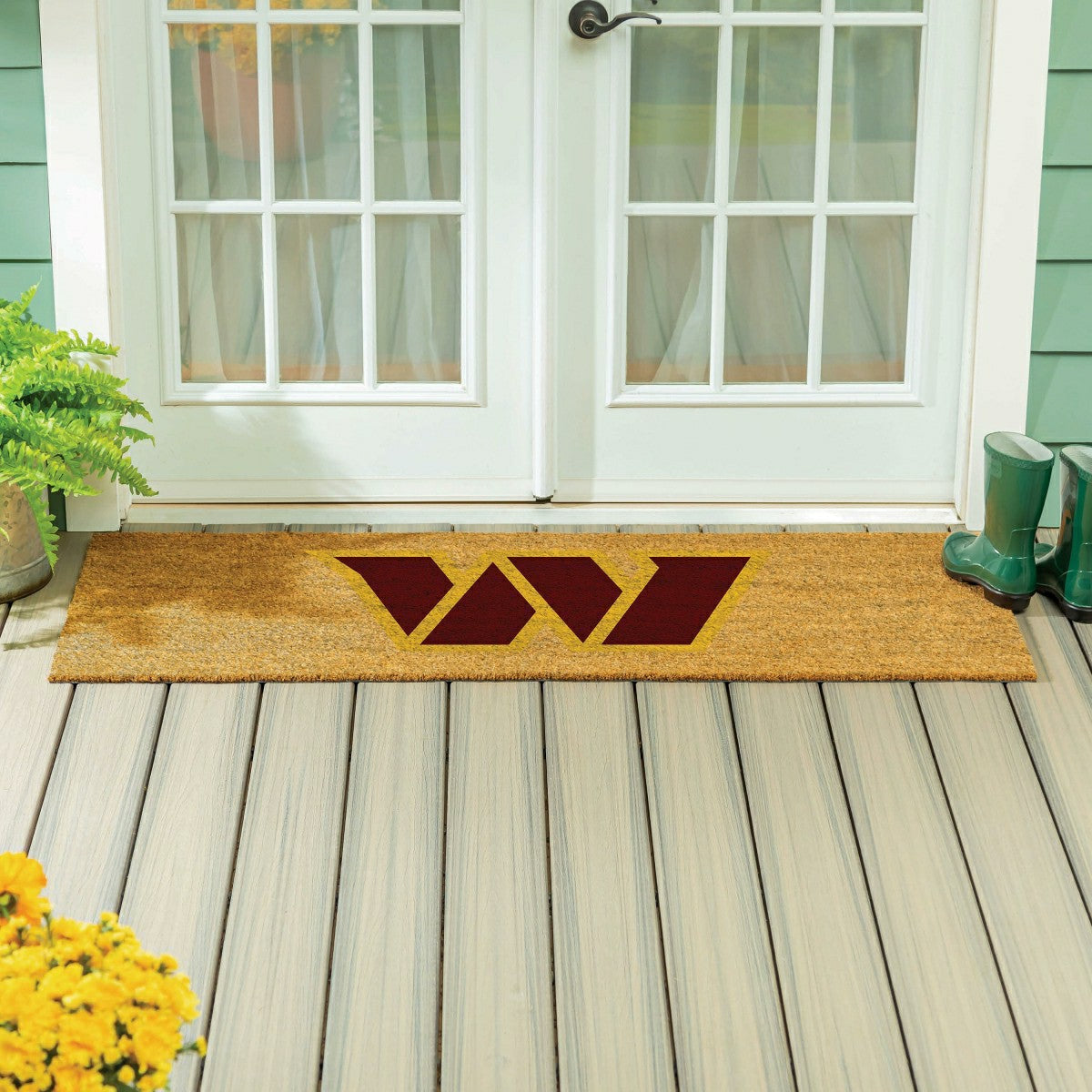 Washington Commanders Extra Large Full Color Coir Mat, 60"x24", NFL