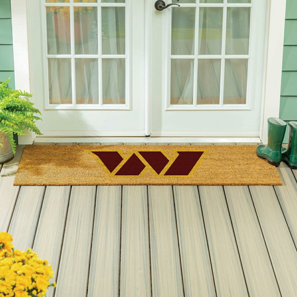 Washington Commanders Extra Large Full Color Coir Mat, 60"x24", NFL