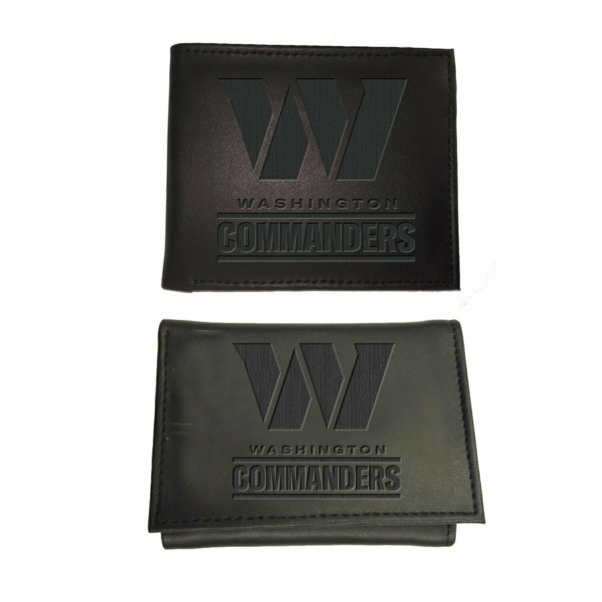 Washington Commanders, Bi-Fold and Tri-Fold Wallet Gift Set, Black, NFL, Home