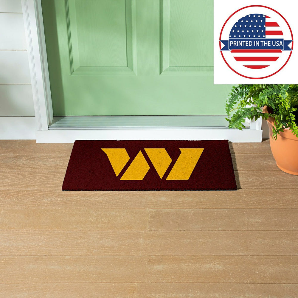 Full Color PVC Mat, 16" x 28", Washington Commanders, NFL