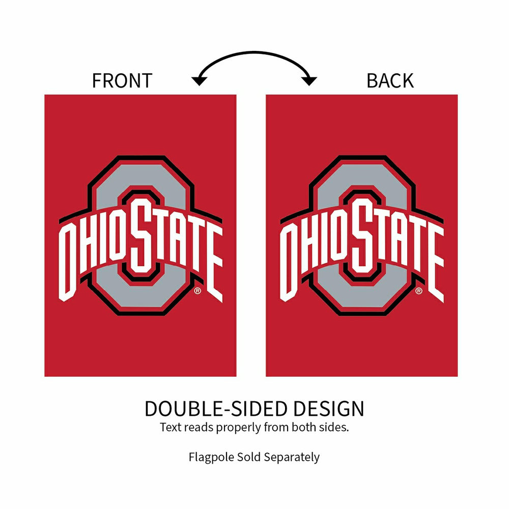 Ohio State University Applique House Flag, Home, Collegiate