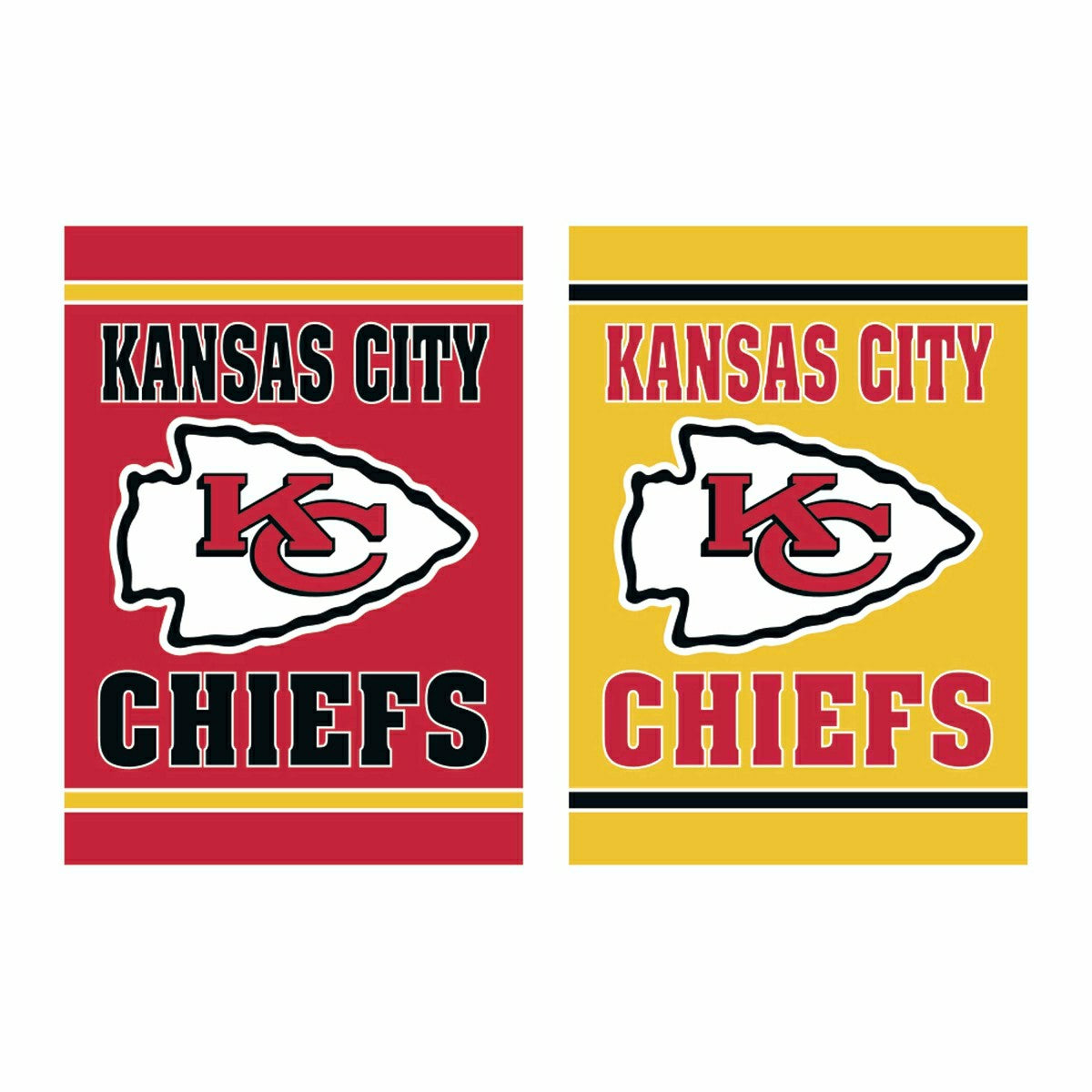 Kansas City Chiefs Embossed Suede House Flag, Home