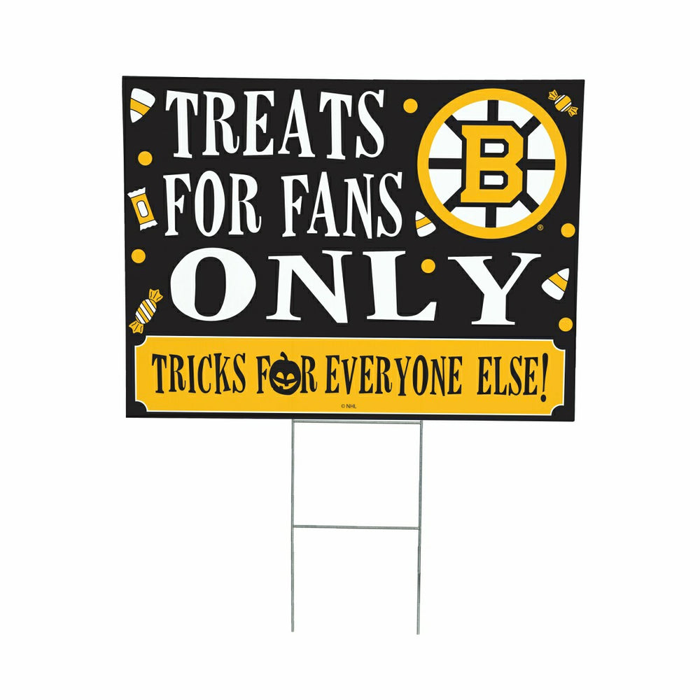 Boston Bruins Yard Sign, Halloween Treats for Fans, NHL, Home