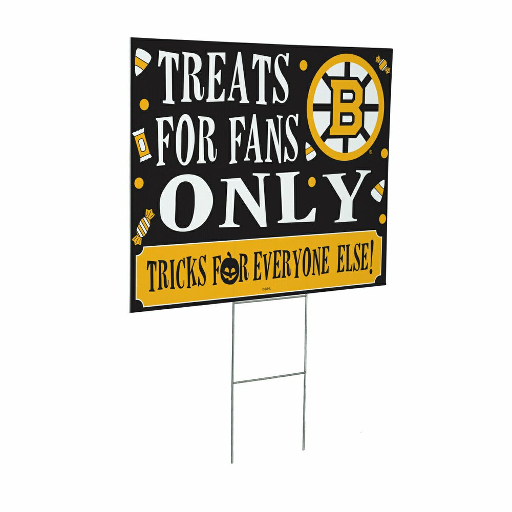 Boston Bruins Yard Sign, Halloween Treats for Fans, NHL, Home
