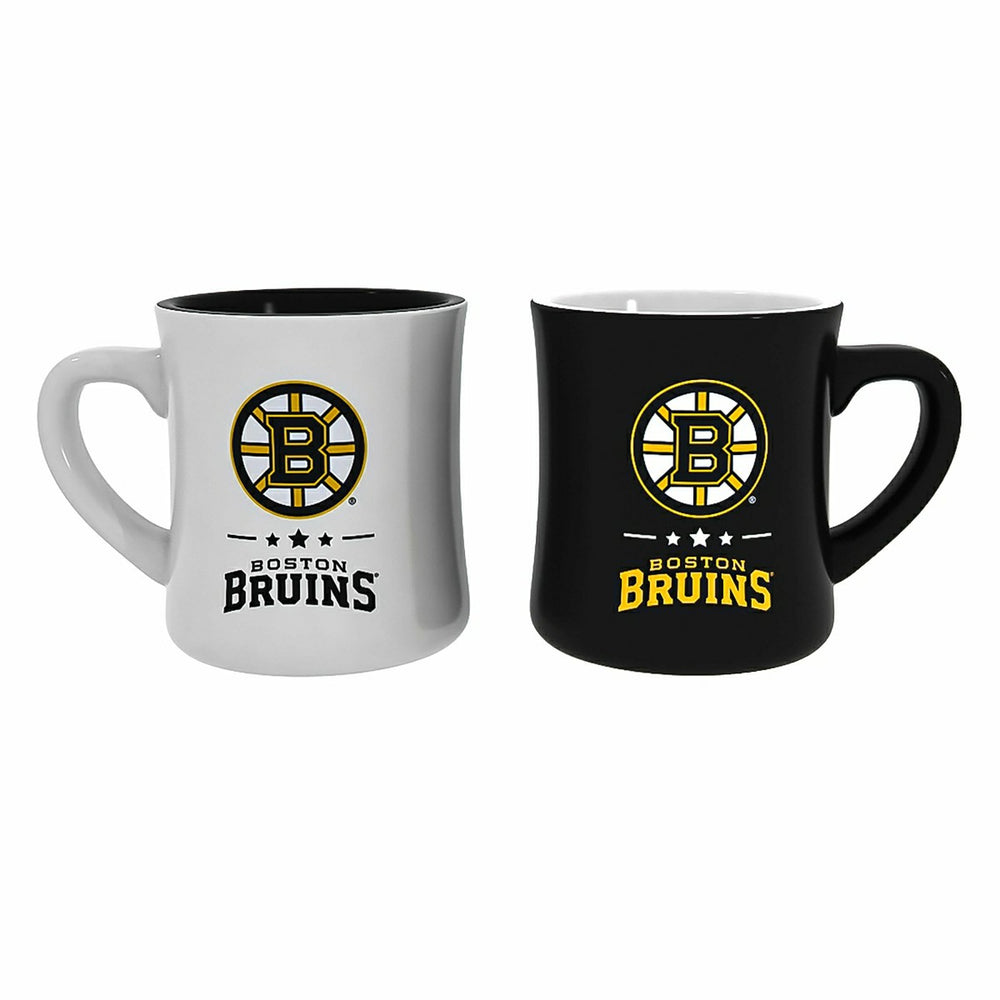 Boston Bruins 10oz Ceramic Cup Set, 2pc, NHL, Home