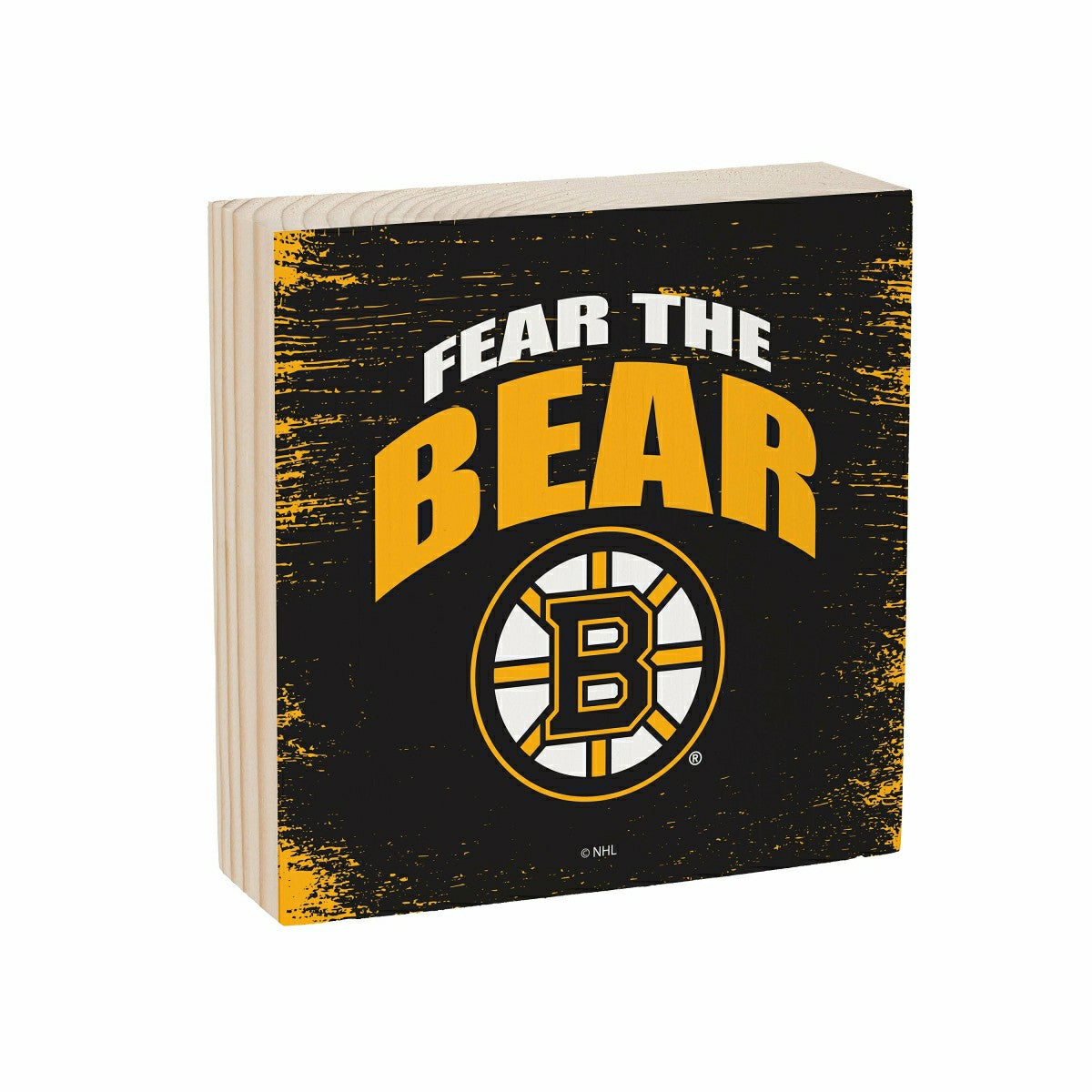 Boston Bruins Plock, Down Home Fans, 6x6, NHL, Home