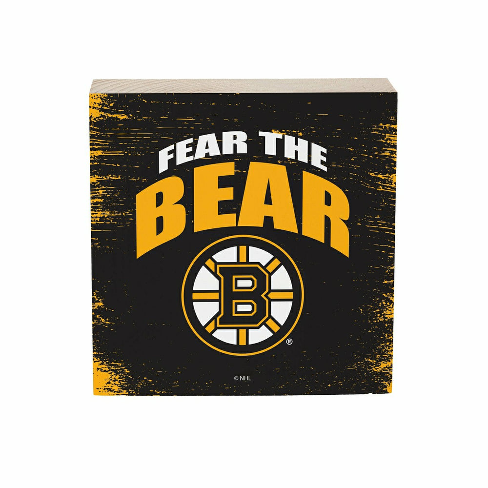Boston Bruins Plock, Down Home Fans, 6x6, NHL, Home
