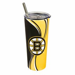 Stainless Steel Tumbler, 20oz, Boston Bruins, NHL, Home