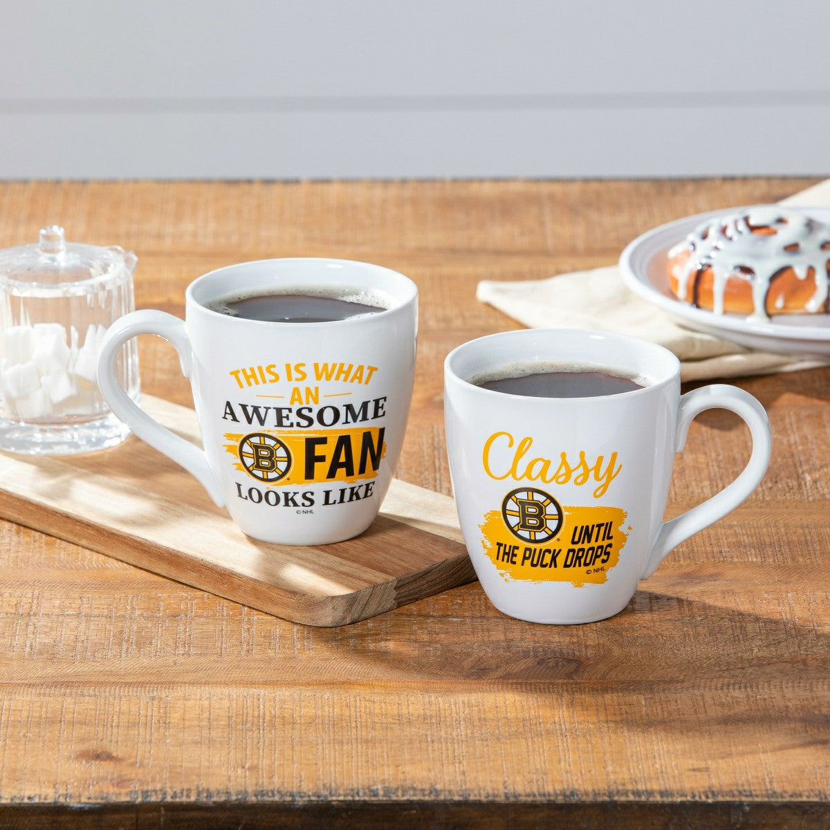 Ceramic Cup o' Java 17oz Gift Set, Boston Bruins, NHL, Home