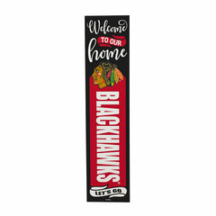 Chicago Blackhawks 47" Double Sided Leaner, Halloween, NHL, Home