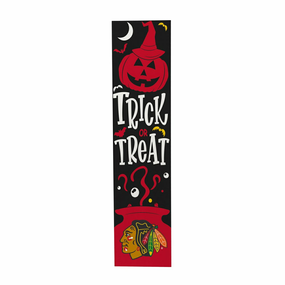 Chicago Blackhawks 47" Double Sided Leaner, Halloween, NHL, Home