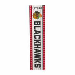 Chicago Blackhawks 47" Double Sided Leaner, Christmas, NHL, Home