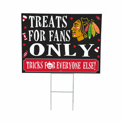 Chicago Blackhawks Yard Sign, Halloween Treats for Fans, NHL, Home
