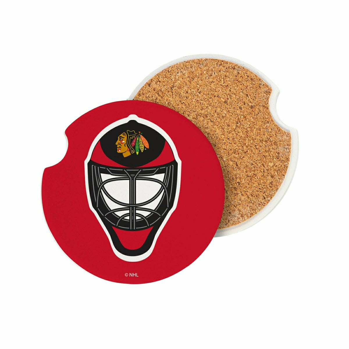 Chicago Blackhawks Car Coaster Set, 2pc, NHL, Home