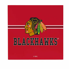 Chicago Blackhawks Wood Wall Sign, 12x12, NHL, Home
