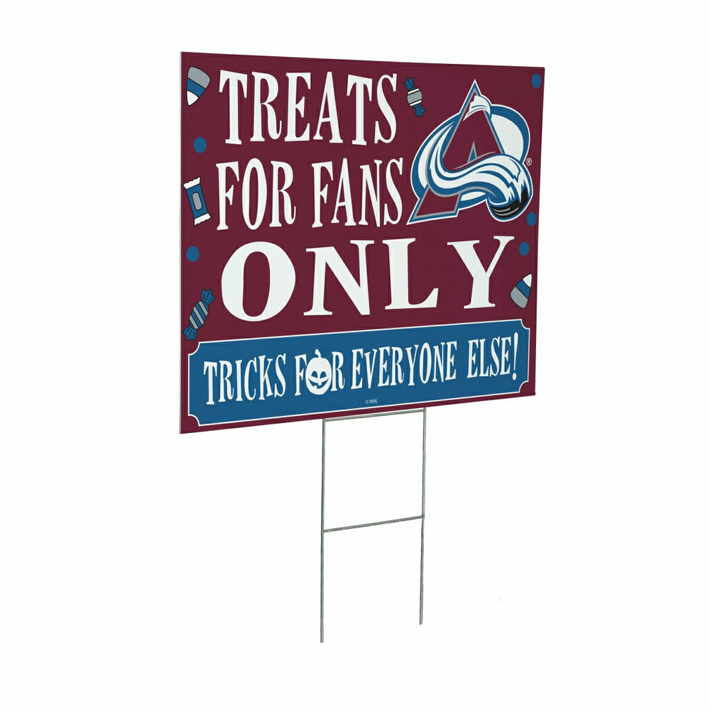 Colorado Avalanche Yard Sign, Halloween Treats for Fans, NHL, Home