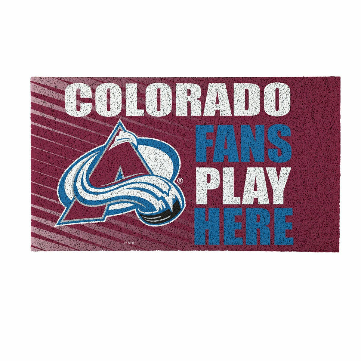 Colorado Avalanche Fan Mat, 28"x16", NHL