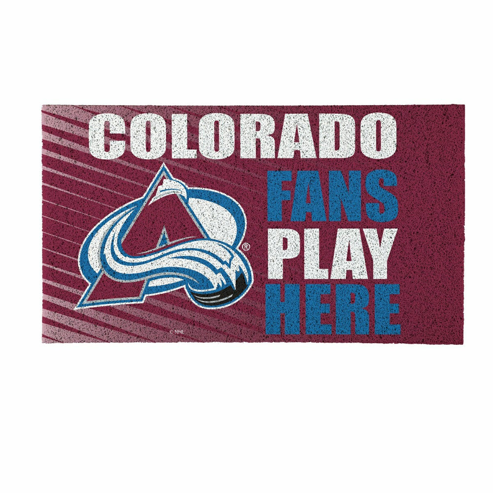 Colorado Avalanche Fan Mat, 28"x16", NHL