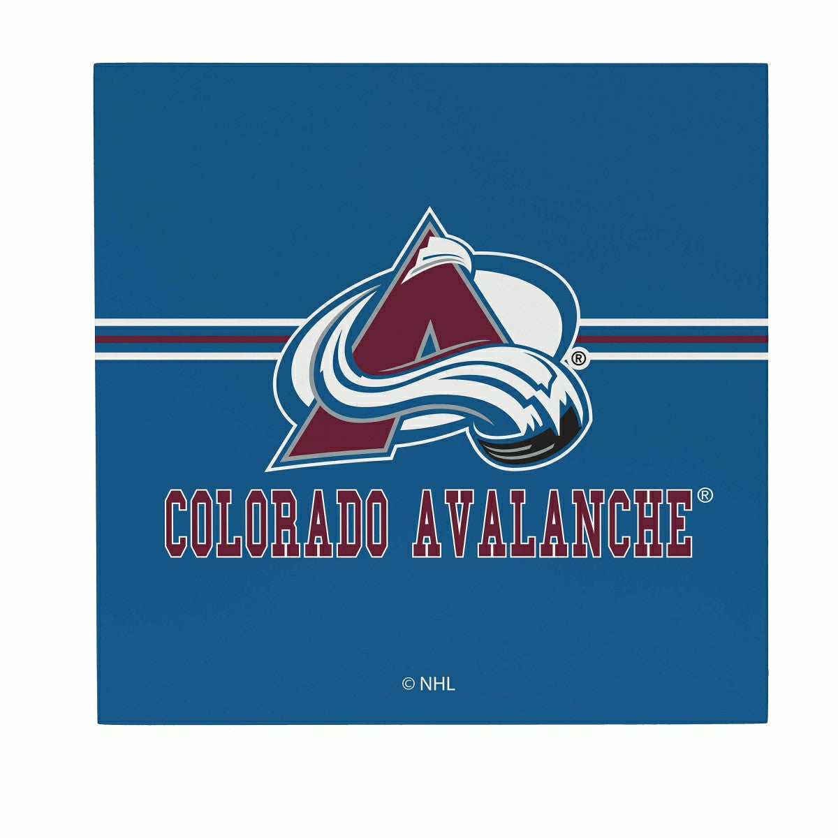 Colorado Avalanche Wood Wall Sign, 12x12, NHL, Home