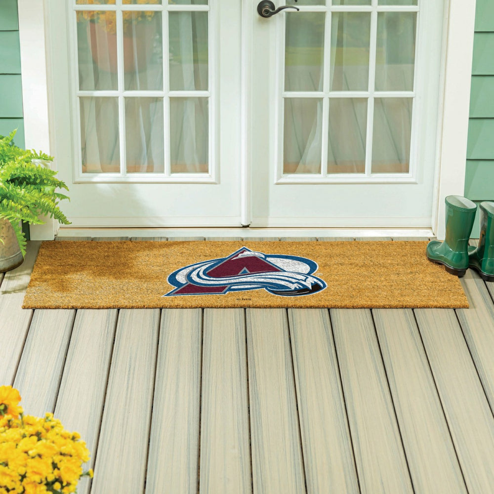 Colorado Avalanche Extra Large Full Color Coir Mat, 60"x24", NHL