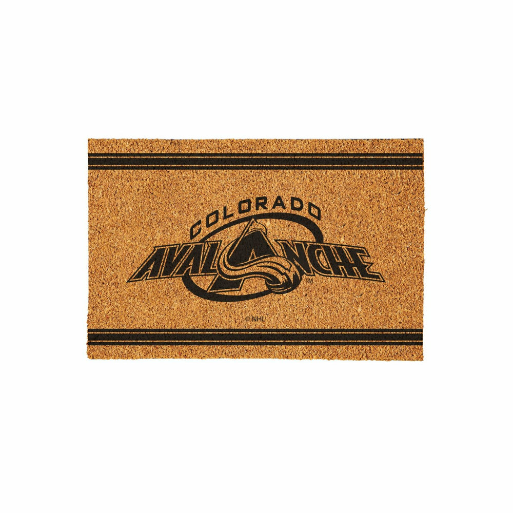 Colorado Avalanche Large One Color Coir Mat, 36"x24", NHL