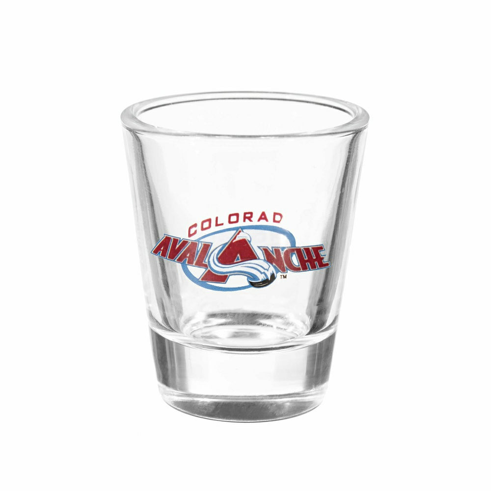 Colorado Avalanche 4-Piece Ceramic and Glass 2oz. Shot Glass Set, NHL, Home