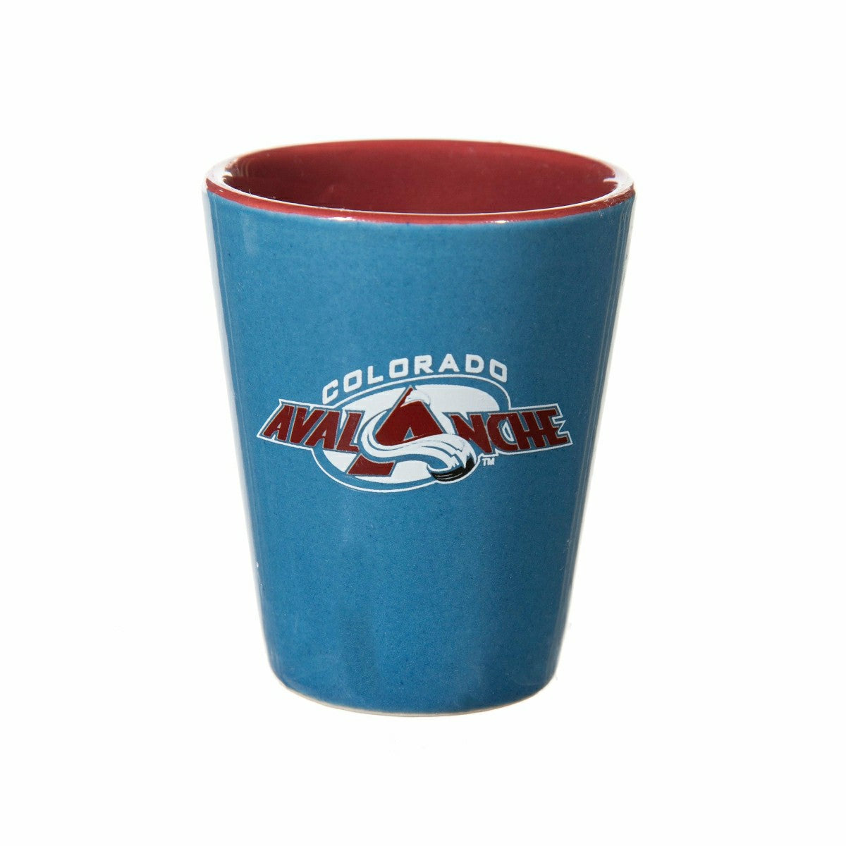Colorado Avalanche 4-Piece Ceramic and Glass 2oz. Shot Glass Set, NHL, Home