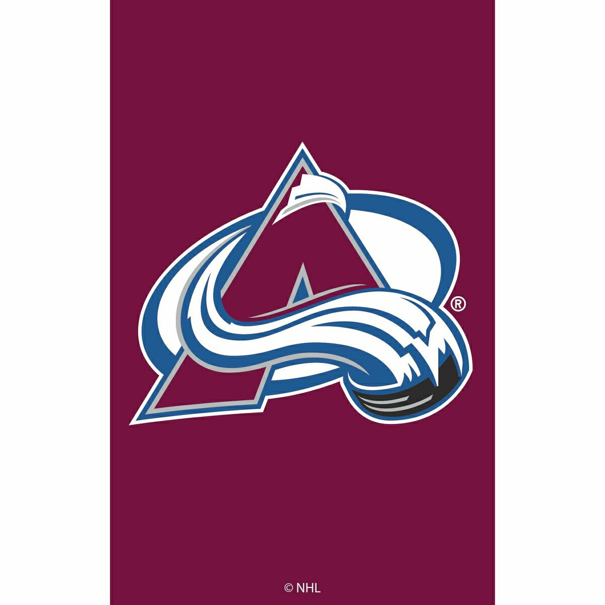 Colorado Avalanche Applique Garden Flag, NHL