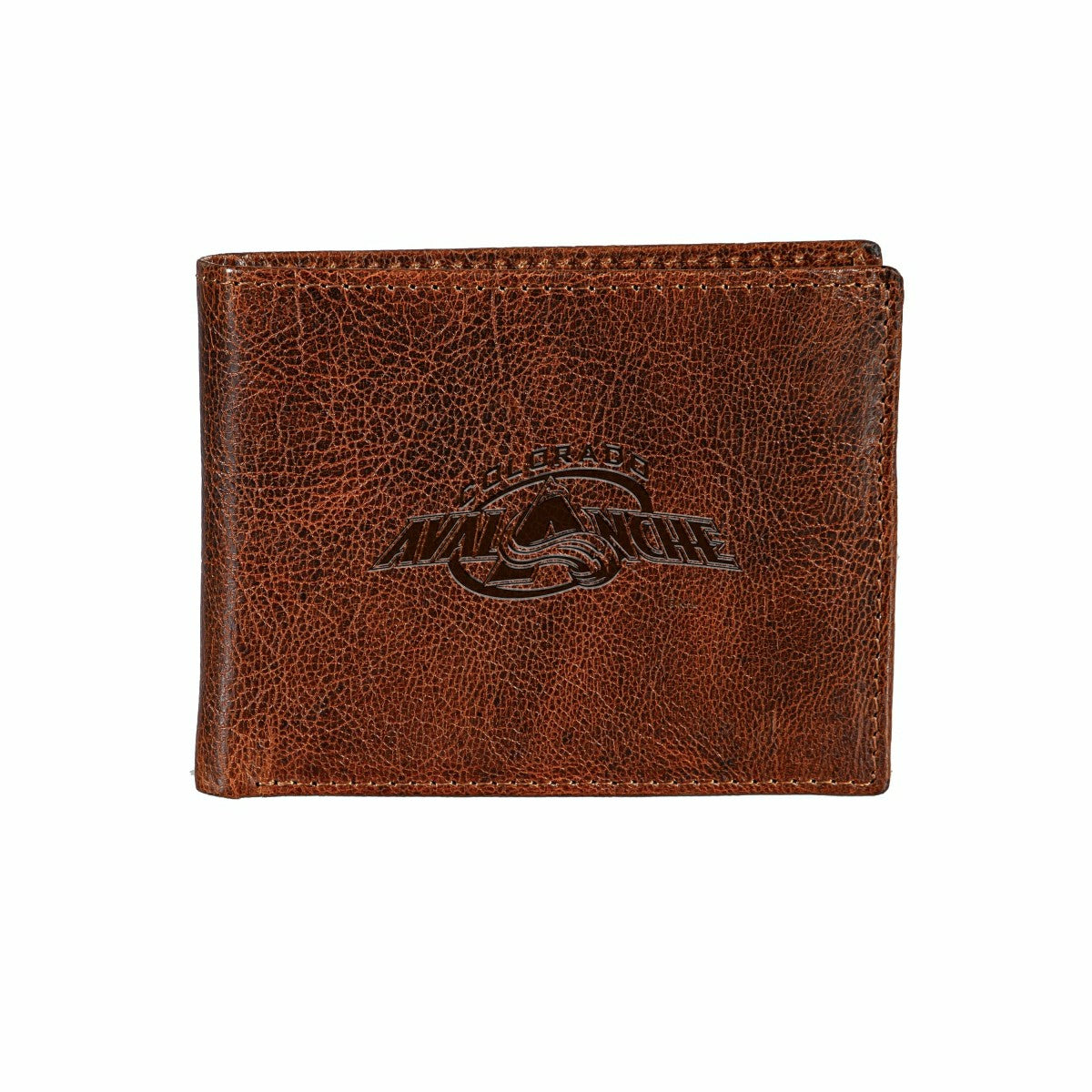 Colorado Avalanche, Embossed 100% Genuine Tumbled Leather Passcase Bi-, NHL, Home