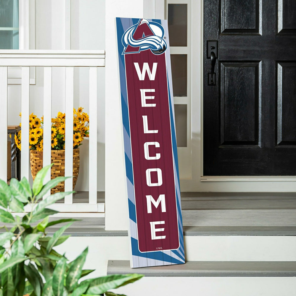 Colorado Avalanche Summer Seasonal Single Sided Large Leaner, 46", NHL, Home