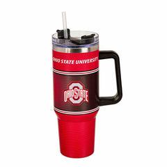 40oz Stainless Steel Canyon Cup w/ Straw, Ohio State University, Home, Collegiate