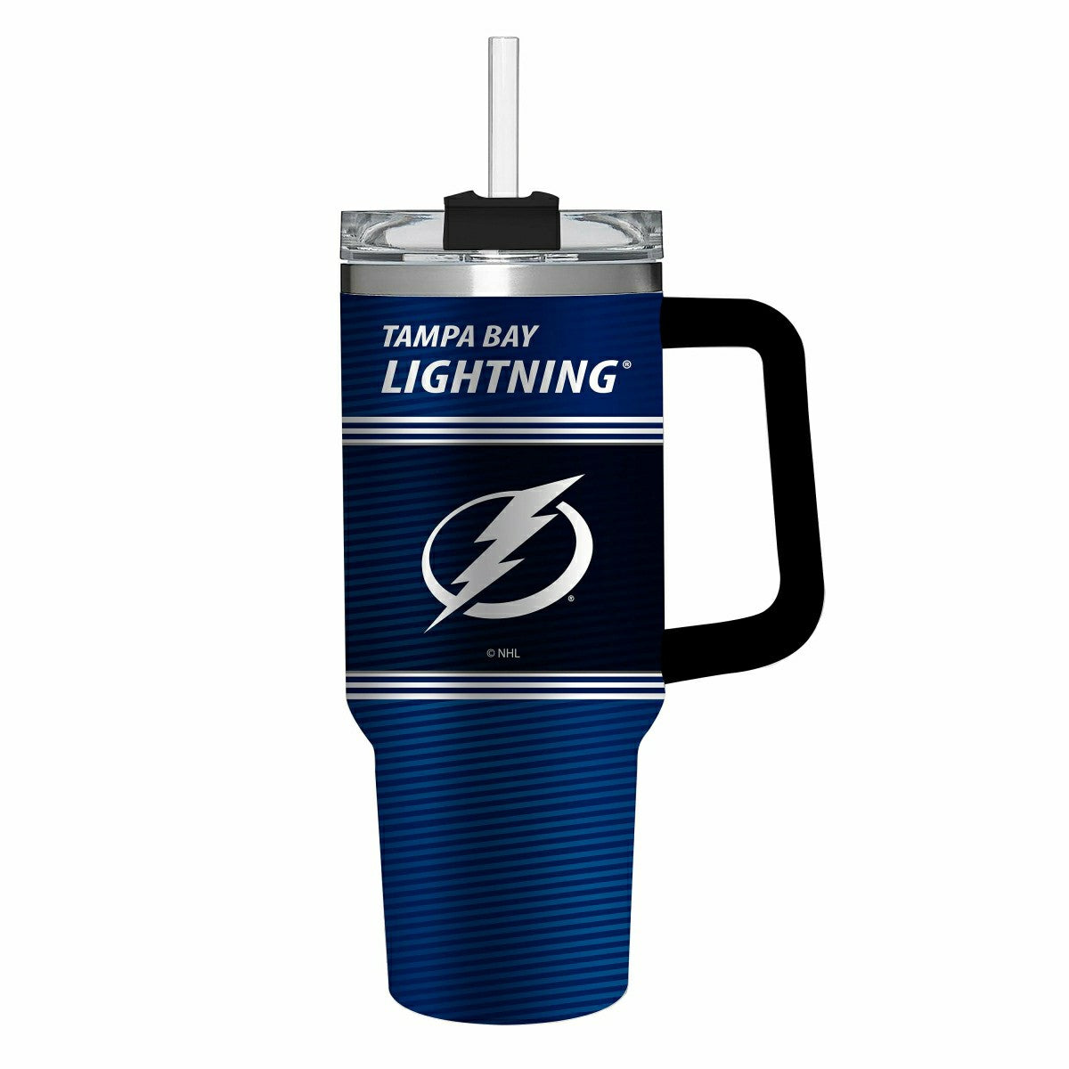 40oz Stainless Steel Canyon Cup w/ Straw, Tampa Bay Lightning, Home, NHL