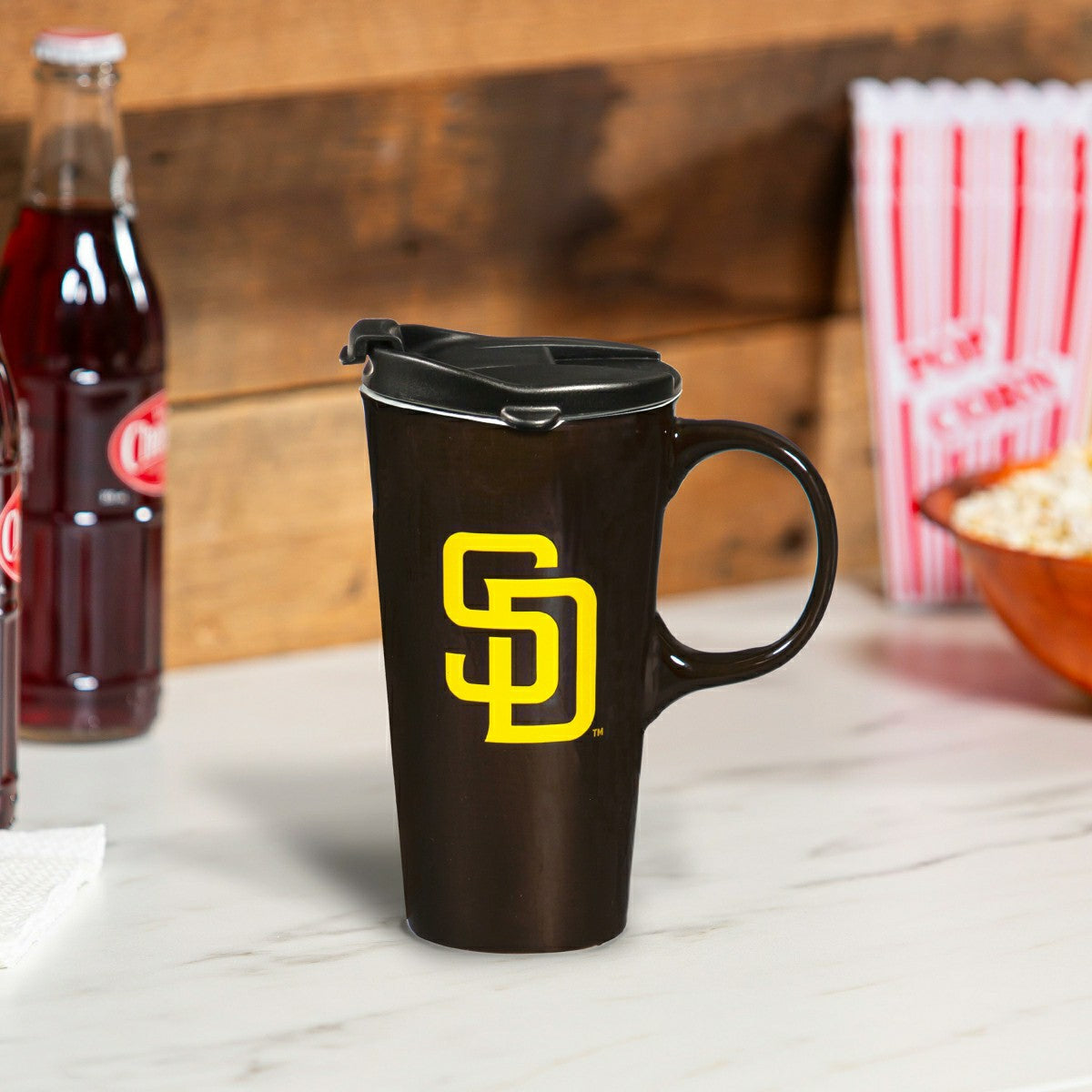 San Diego Boxed Travel Latte Cup, 17oz, Home, MLB