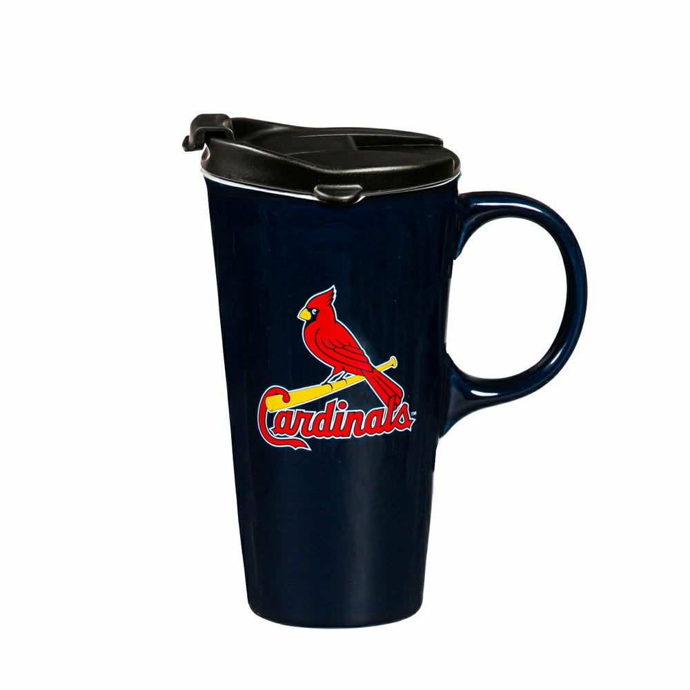 St Louis Boxed Travel Latte Cup, 17oz, Home, MLB