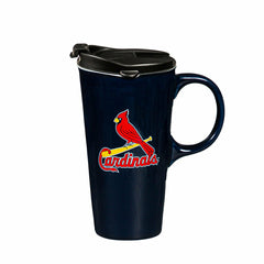St Louis Boxed Travel Latte Cup, 17oz, Home, MLB