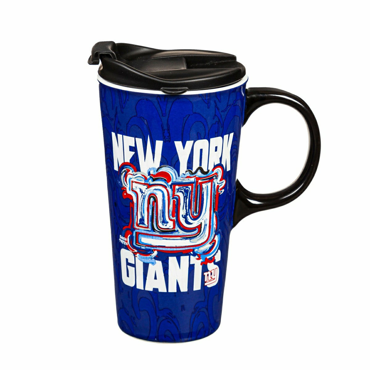 New York Giants, Travel Latte, Justin Patten Logo, Home, NFL