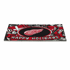 Detroit Red Wings Holiday PVC Mat, 28"x16", NHL