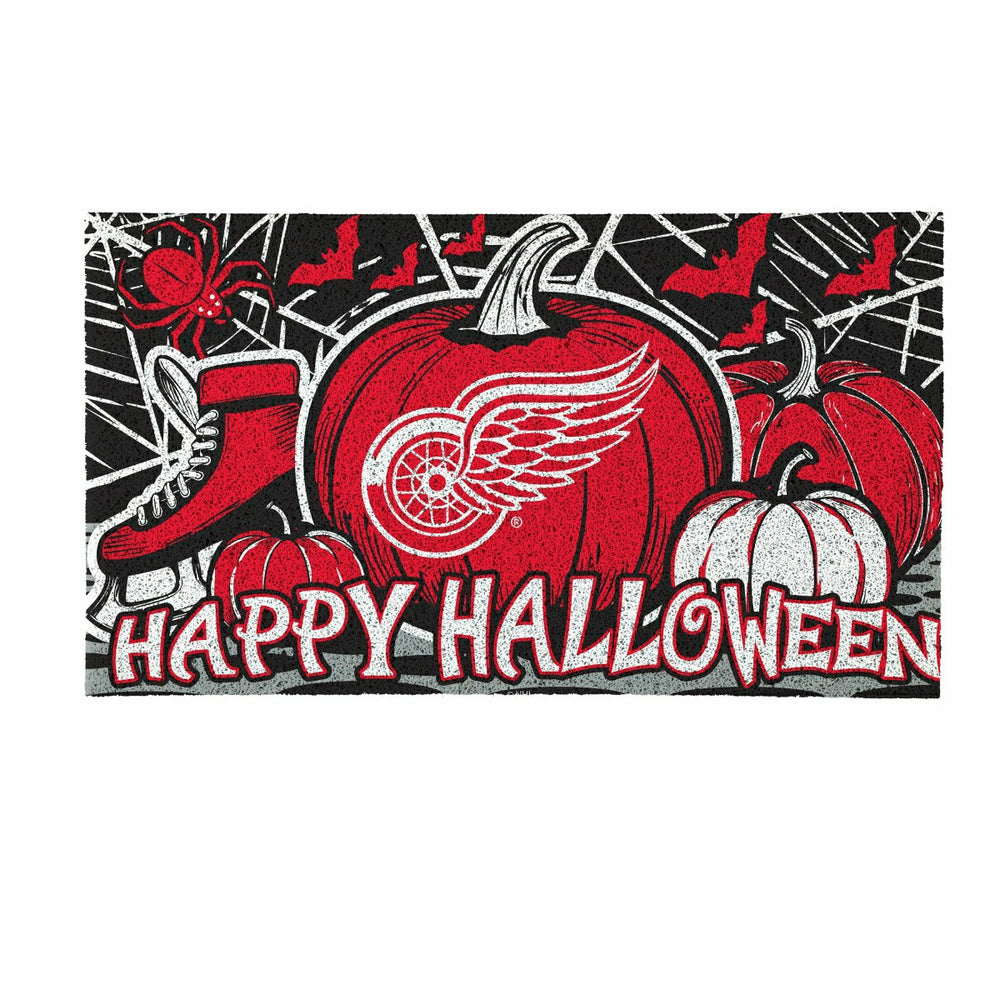 Detroit Red Wings Halloween PVC Mat, 28"x16", NHL