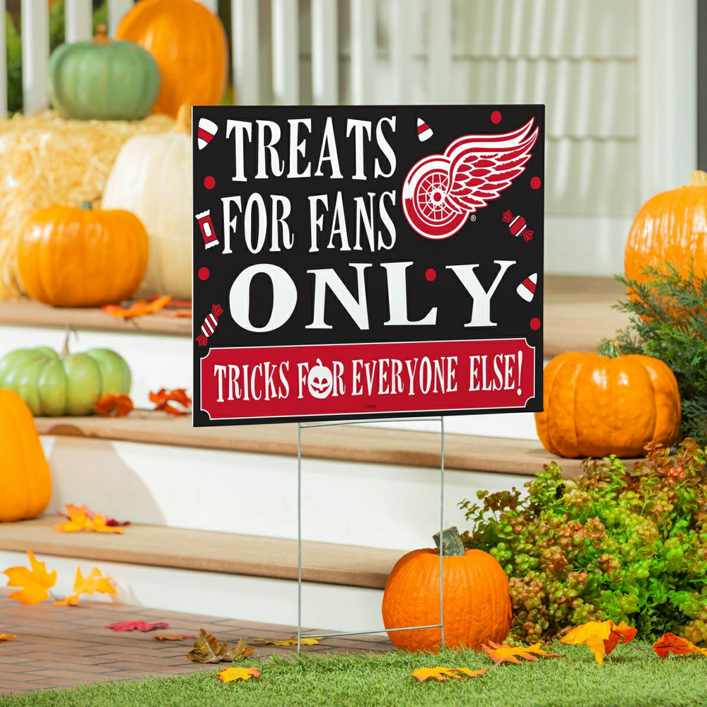 Detroit Red Wings Yard Sign, Halloween Treats for Fans, NHL, Home