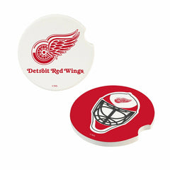 Detroit Red Wings Car Coaster Set, 2pc, NHL, Home