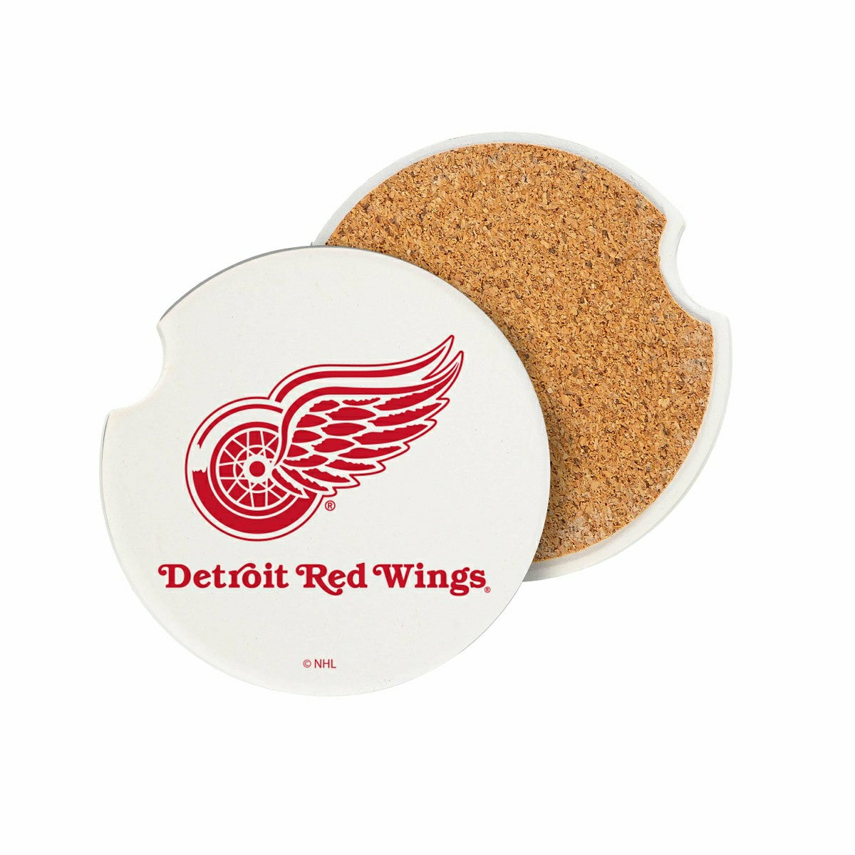 Detroit Red Wings Car Coaster Set, 2pc, NHL, Home