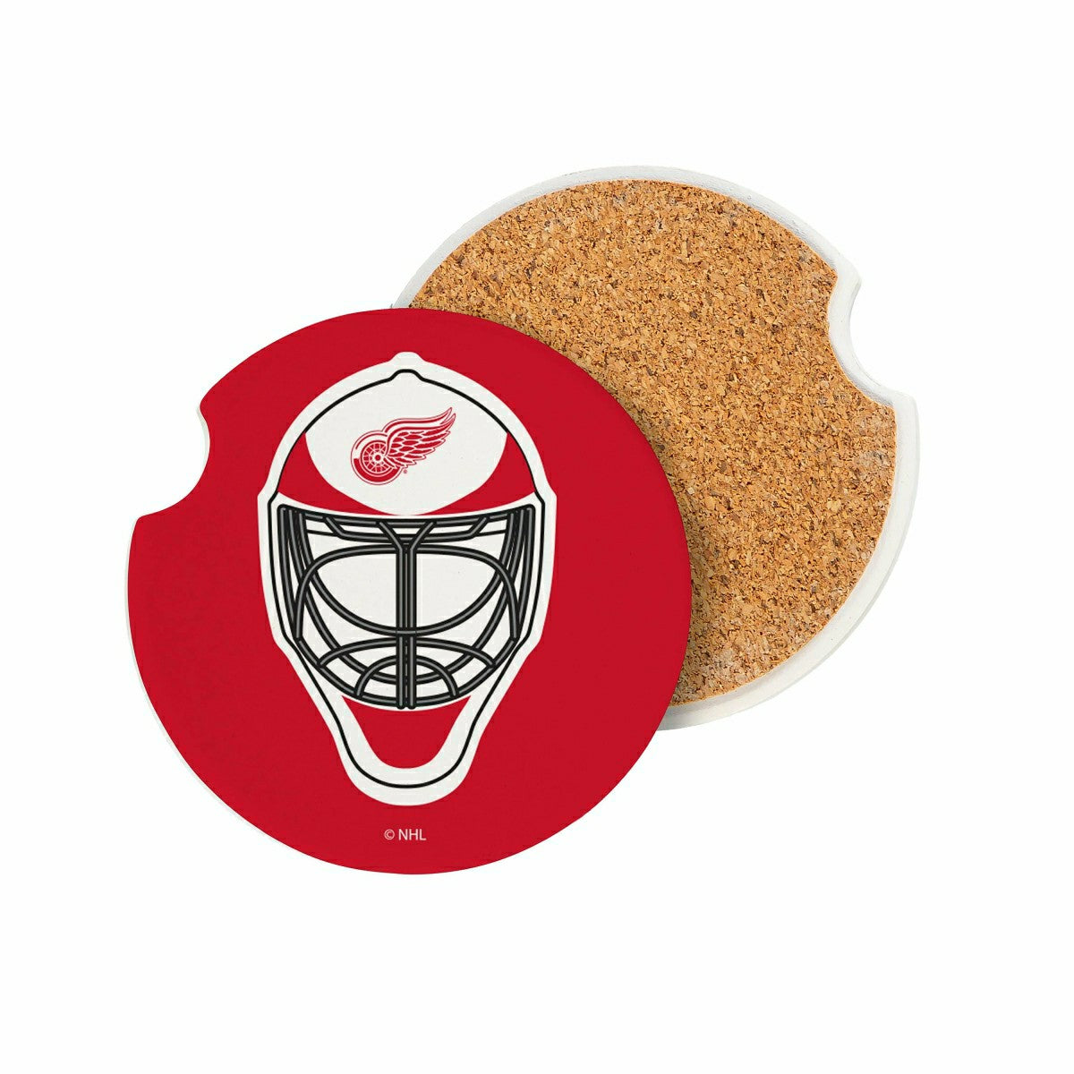 Detroit Red Wings Car Coaster Set, 2pc, NHL, Home