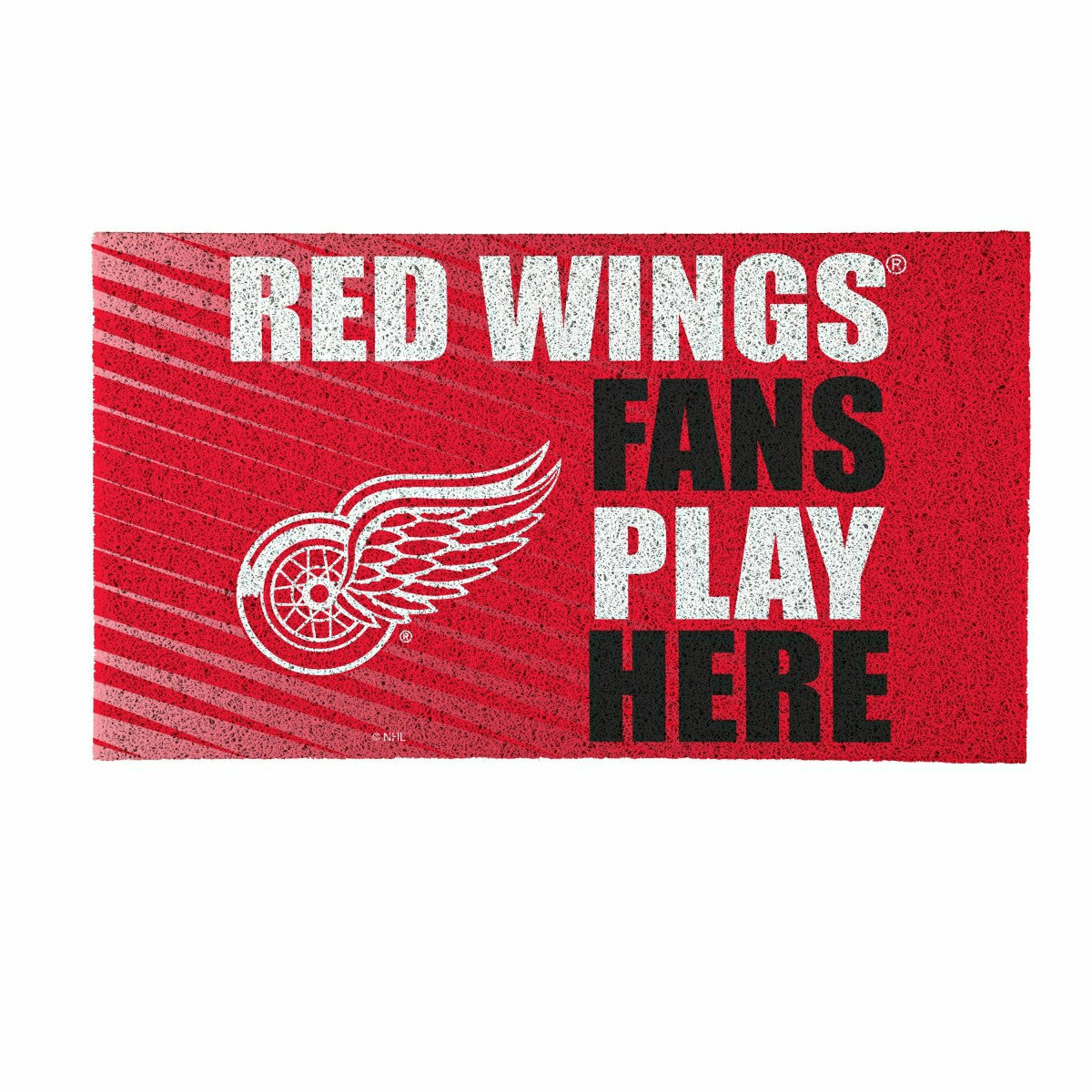 Detroit Red Wings Fan Mat, 28"x16", NHL
