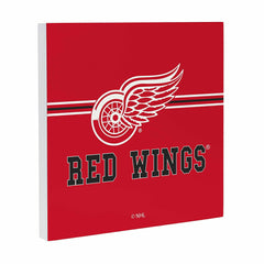 Detroit Red Wings Wood Wall Sign, 12x12, NHL, Home